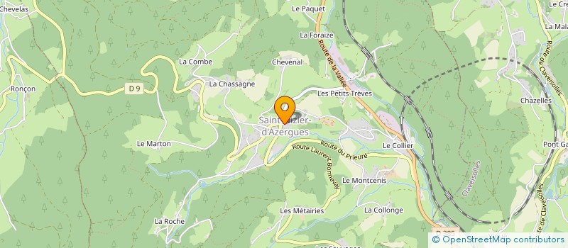 localisation de l'entreprise MADAME ANDREE PERROUX  GRANDRIS