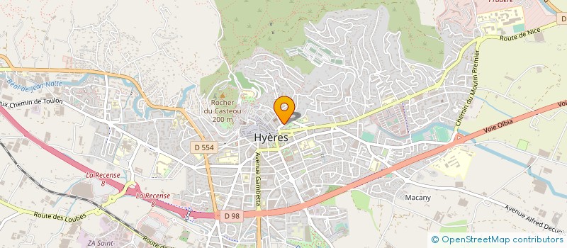 localisation de l'entreprise MADAME ANDREE PODGORSKI  HYERES