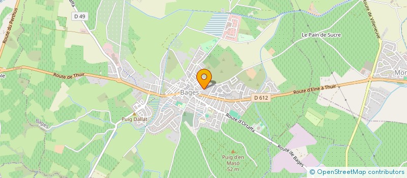 localisation de l'entreprise MADAME ANDREE POLIT  BAGES