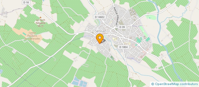 localisation de l'entreprise MADAME ANDREE PONSOLLE à SERVIAN