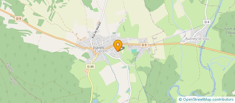 localisation de l'entreprise MADAME ANDREE POULNOT à VILLERSEXEL