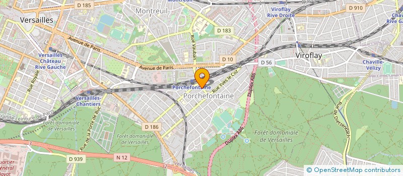 localisation de l'entreprise MADAME ANDREE PRAT à VERSAILLES