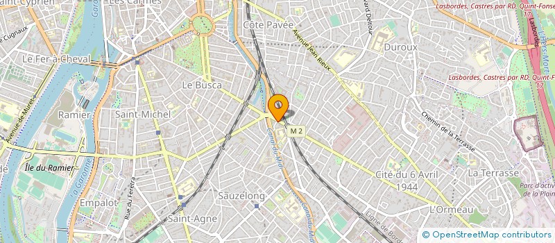 localisation de l'entreprise MADAME ANDREE PUJOL à TOULOUSE