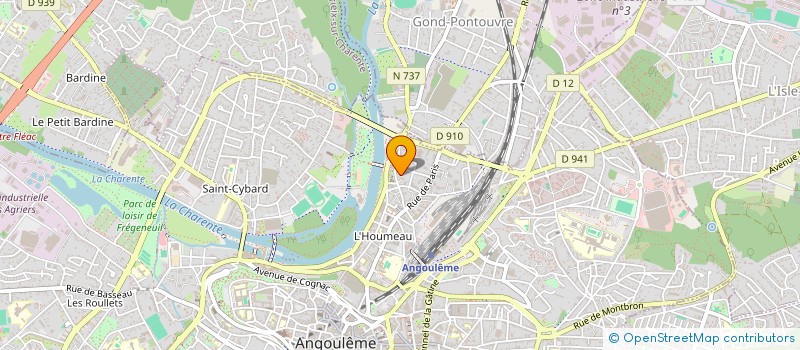 localisation de l'entreprise MADAME ANDREE RABRE à ANGOULEME