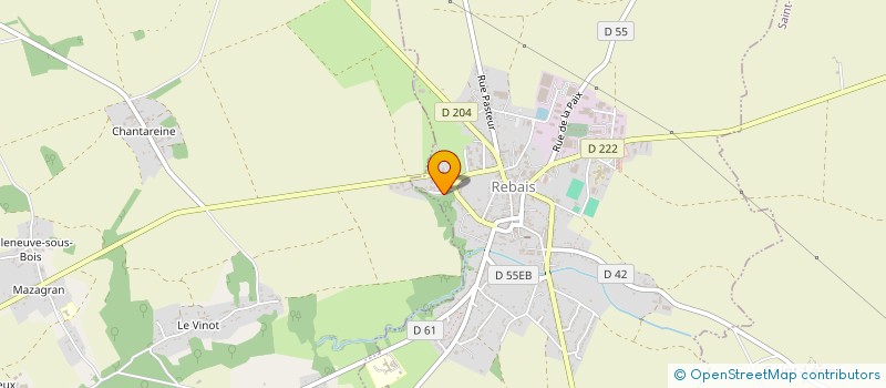 localisation de l'entreprise MADAME ANDREE RAFFOUX à SABLONNIERES