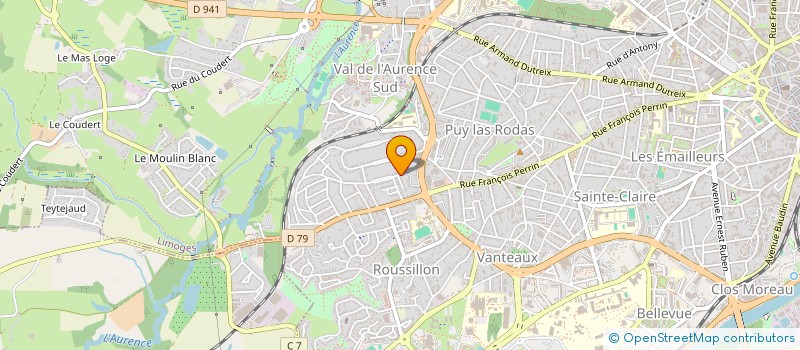 localisation de l'entreprise MADAME ANDREE RAMPNOUX à LIMOGES
