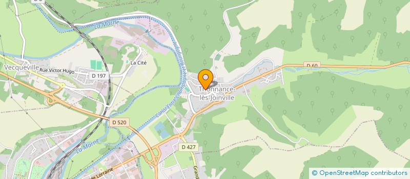 localisation de l'entreprise MADAME ANDREE ROBERT à THONNANCE-LES-JOINVILLE