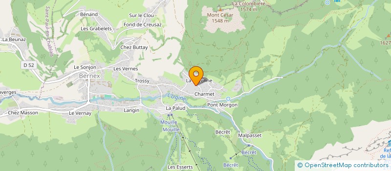 localisation de l'entreprise MADAME ANDREE ROCH  BERNEX