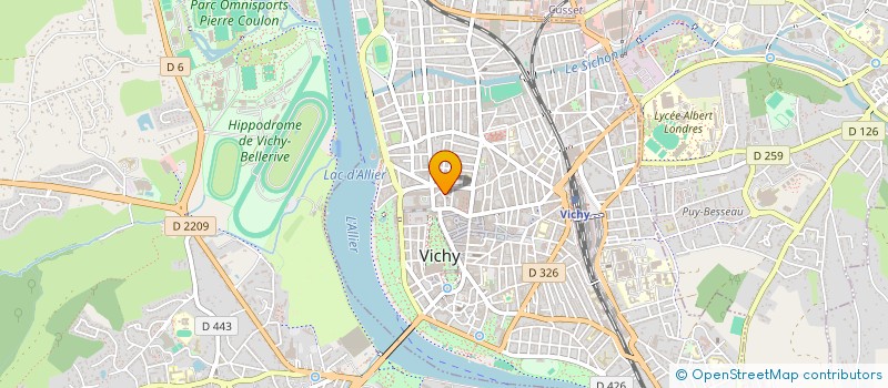 localisation de l'entreprise MADAME ANDREE ROL  VICHY