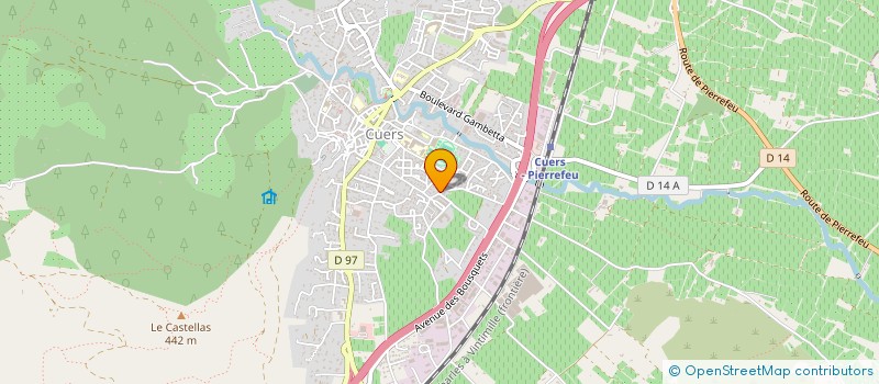 localisation de l'entreprise MADAME ANDREE ROMAND à CUERS