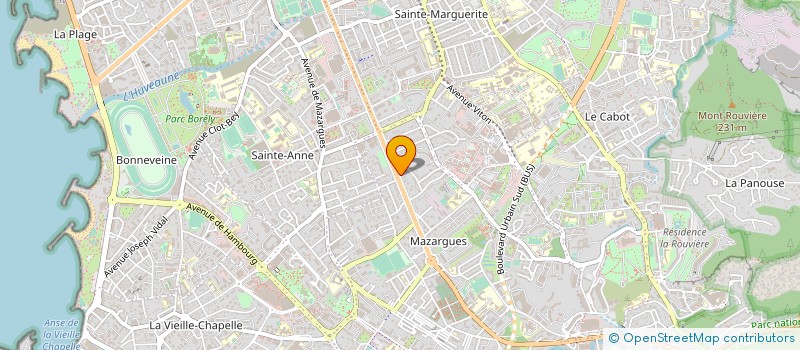 localisation de l'entreprise MADAME ANDREE ROZEY à MARSEILLE