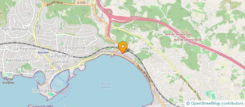 localisation de l'entreprise MADAME ANDREE SAINT MARCOUX à SANARY-SUR-MER