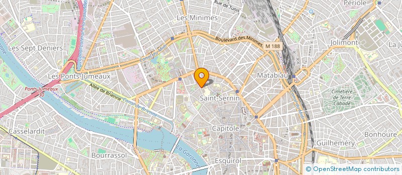 localisation de l'entreprise MADAME ANDREE SAINT-PASTOU à TOULOUSE