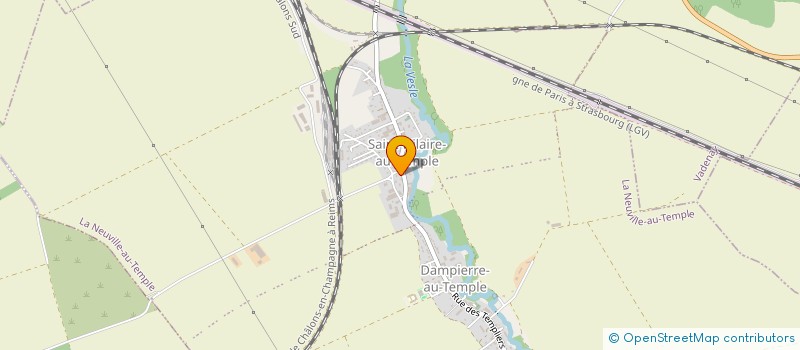 localisation de l'entreprise MADAME ANDREE SAUVAGEOT  SAINT-HILAIRE-AU-TEMPLE