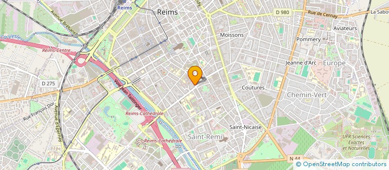 localisation de l'entreprise MADAME ANDREE SCHATZ  REIMS
