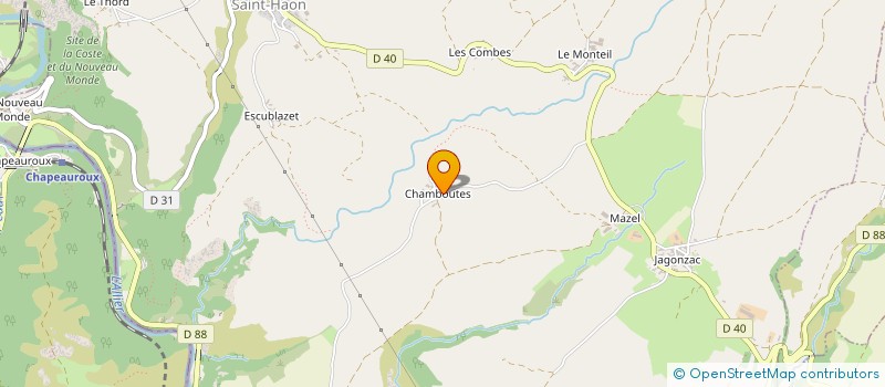 localisation de l'entreprise MADAME ANDREE SOIGNON  SAINT-HAON