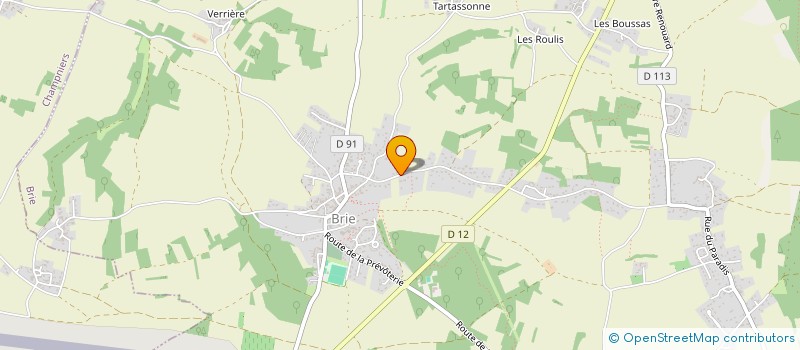 localisation de l'entreprise MADAME ANDREE TABAUD  BRIE