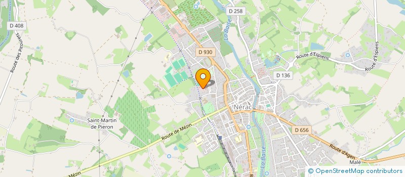 localisation de l'entreprise MADAME ANDREE TABONI  NERAC