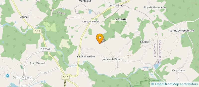 localisation de l'entreprise MADAME ANDREE TAURON à LA CROISILLE-SUR-BRIANCE
