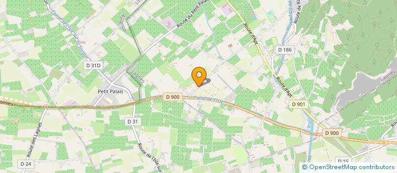 localisation de l'entreprise MADAME ANDREE TESTE  LAGNES