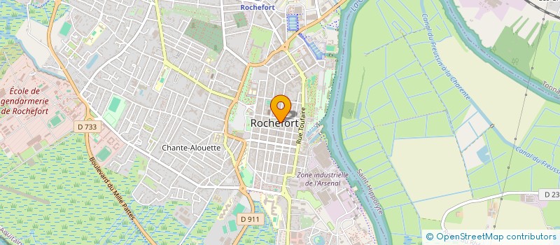 localisation de l'entreprise MADAME ANDREE TIRET  ROCHEFORT