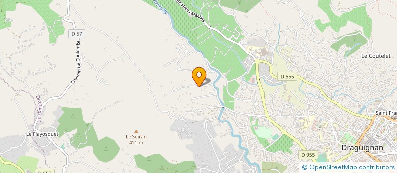 localisation de l'entreprise MADAME ANDREE TOULON  DRAGUIGNAN