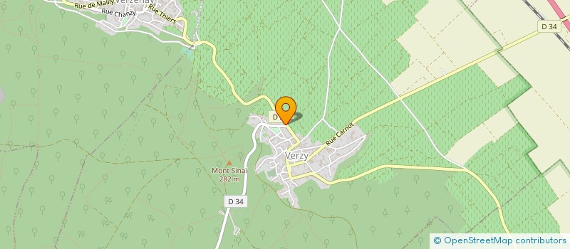 localisation de l'entreprise MADAME ANDREE VAUTRELLE  VERZY