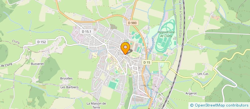 localisation de l'entreprise MADAME ANDREE VEREME  CLUNY