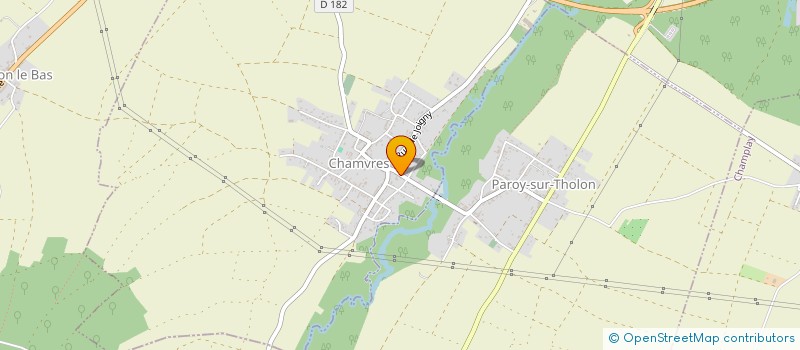 localisation de l'entreprise MADAME ANDREE VERGER à CHAMVRES