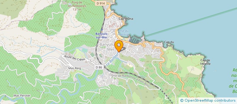 localisation de l'entreprise MADAME ANDREE VIALA  BANYULS SUR MER