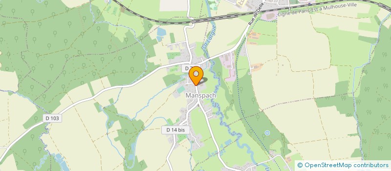 localisation de l'entreprise MADAME ANDREE VIGNOS  MONTREUX-JEUNE