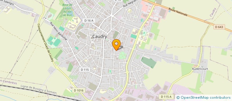 localisation de l'entreprise MADAME ANDREE VISEE  CAUDRY