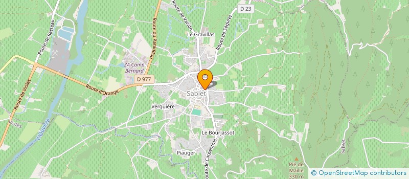 localisation de l'entreprise MADAME ANDREE VRASTOR  SABLET