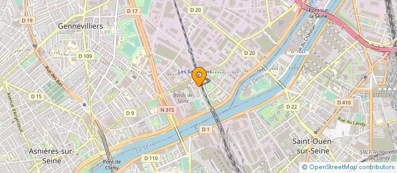 localisation de l'entreprise MADAME ANDREE YACE à ASNIERES-SUR-SEINE