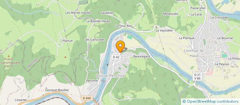 localisation de l'entreprise MADAME ANDREEA ALEXE  BOISSE-PENCHOT