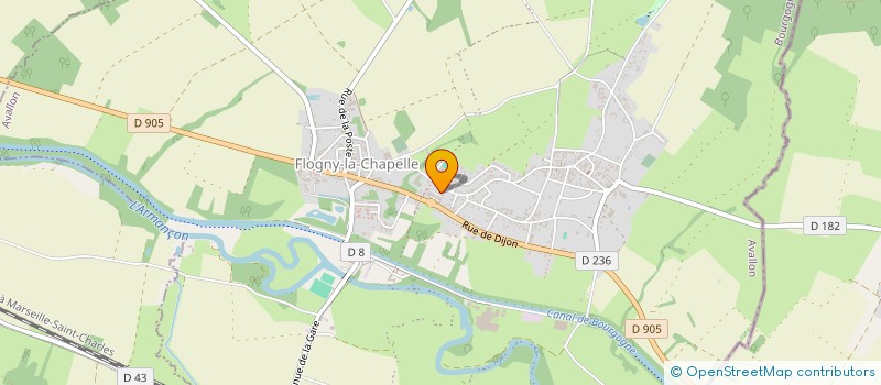 localisation de l'entreprise MADAME ANDREEA-CRISTINA BITA  FLOGNY-LA-CHAPELLE