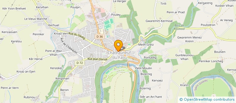 localisation de l'entreprise MADAME ANDREEA CZALA à CHATEAUNEUF-DU-FAOU