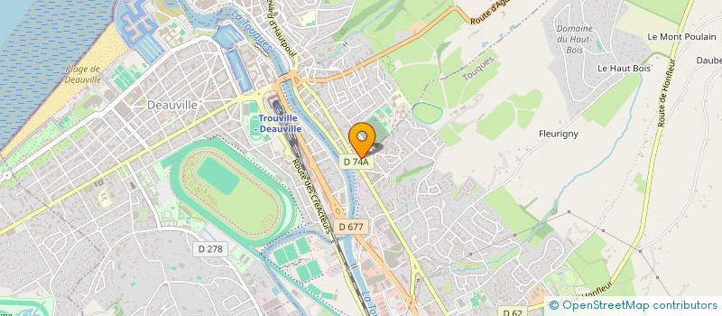 localisation de l'entreprise MADAME ANDREEA FRINEA  TROUVILLE-SUR-MER