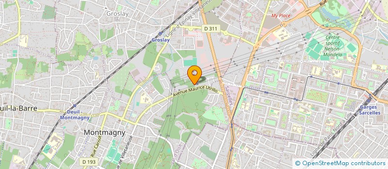 localisation de l'entreprise MADAME ANDREEA MANOLE  GROSLAY