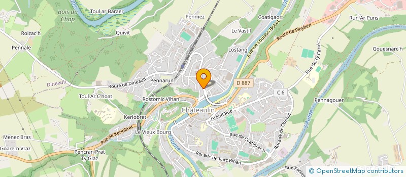 localisation de l'entreprise MADAME ANDREEA-MARIA TOCU à CHATEAULIN