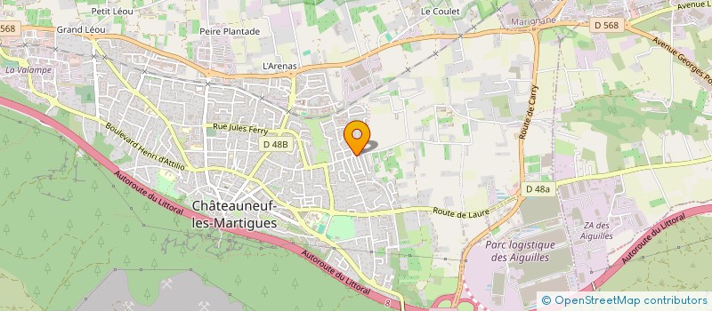 localisation de l'entreprise MADAME ANDREEA-MILICA BULIGA  MARTIGUES