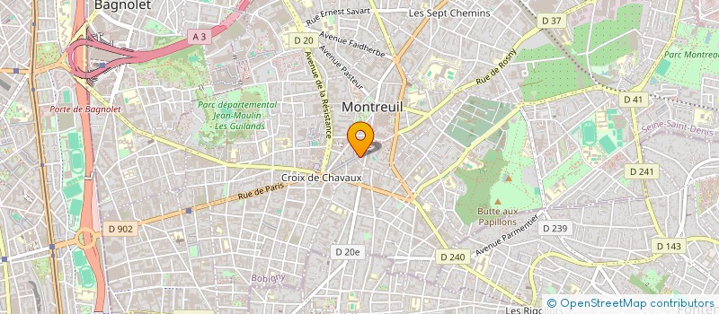localisation de l'entreprise MADAME ANDREEA MURESAN à MONTREUIL