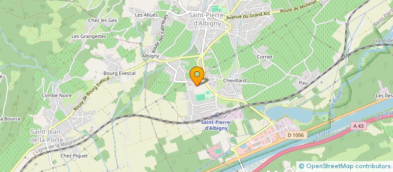 localisation de l'entreprise MADAME ANDREEA OVESIA  SAINT-PIERRE-D'ALBIGNY