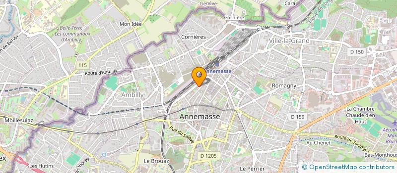 localisation de l'entreprise MADAME ANDREEA PAUN  ANNEMASSE