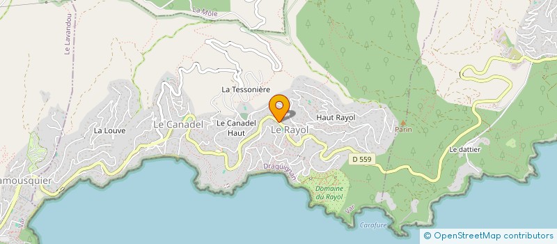 localisation de l'entreprise MADAME ANDREEA PRICA GRAFEL à RAYOL-CANADEL-SUR-MER