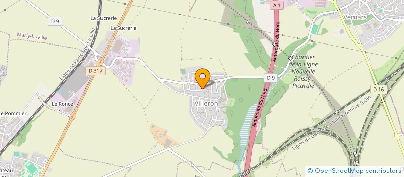 localisation de l'entreprise MADAME ANDREEA SERBAN  VILLERON