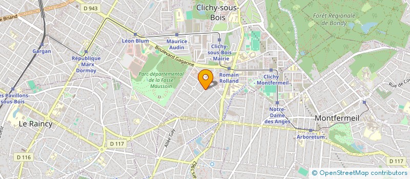 localisation de l'entreprise MADAME ANDREEA-VASILICA MESAROS à GAGNY