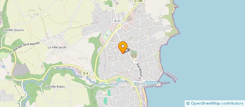 localisation de l'entreprise MADAME ANDREEA ZAHIU à BINIC-ETABLES-SUR-MER