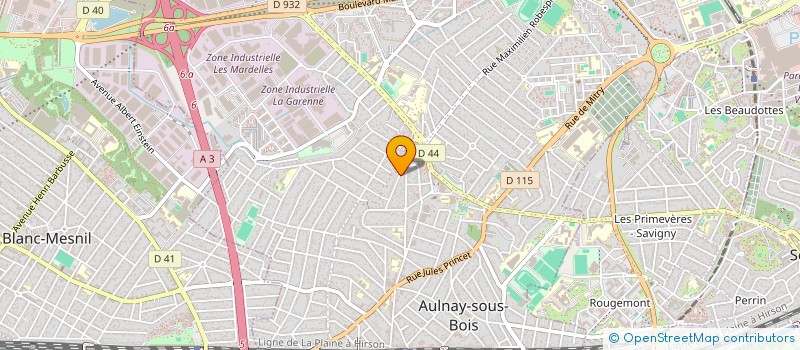 localisation de l'entreprise MADAME ANDREI CARAGIA  AULNAY-SOUS-BOIS