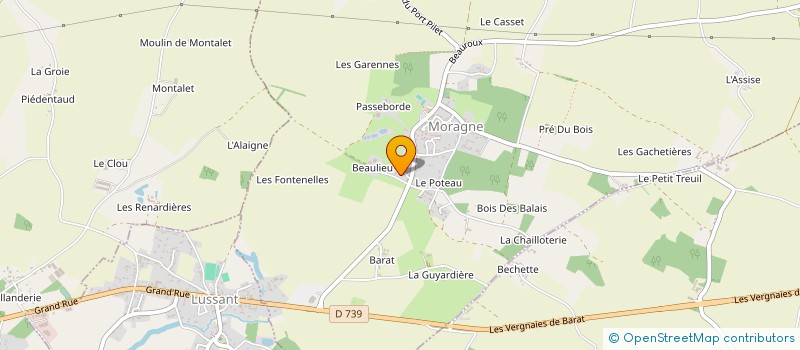 localisation de l'entreprise MADAME ANDREIA DA SILVA ESPERANCA à MORAGNE